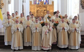 Święcenia diakonatu odbyły się w tym roku 20 czerwca w bazylice Mariackiej w Gdańsku.