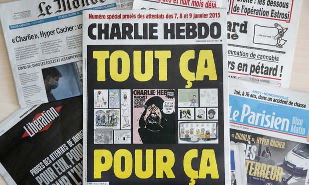 Nowa okładka magazynu "Charlie Hebdo" znowu powodem protestów