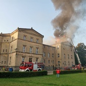 Pali się klasztor oblatów w Lublińcu w części zajmowanej przez szkołę katolicką