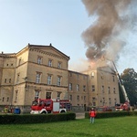 Pożar szkoły katolickiej w Lublińcu