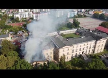 Pożar klasztoru w Lublińcu