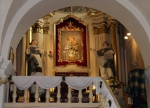 Kaplica Matki Bożej w wysokolskim sanktuarium.