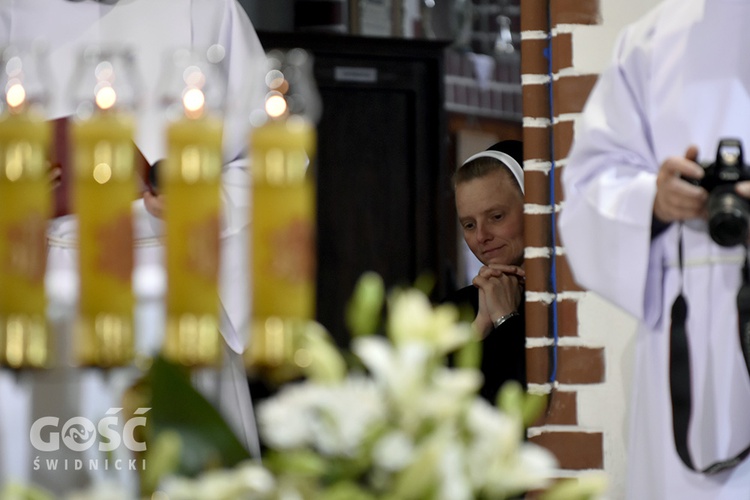 Msza św. prymicyjna o. Miłosza Mażewskiego w wałbrzyskiej kolegiacie