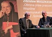 Prelegent ks. Jerzy Jastrzębski i Zdzisław Maszkiewicz.