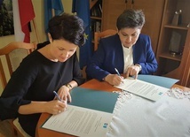 Podpisanie porozumienia o współpracy.