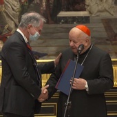 Rocco Buttiglione laureatem Nagrody im. bp. Tadeusza Pieronka