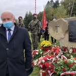 Poświęcenie pomnika por. Stanisława Kopika "Zemsty" na Zapolance w Złatnej