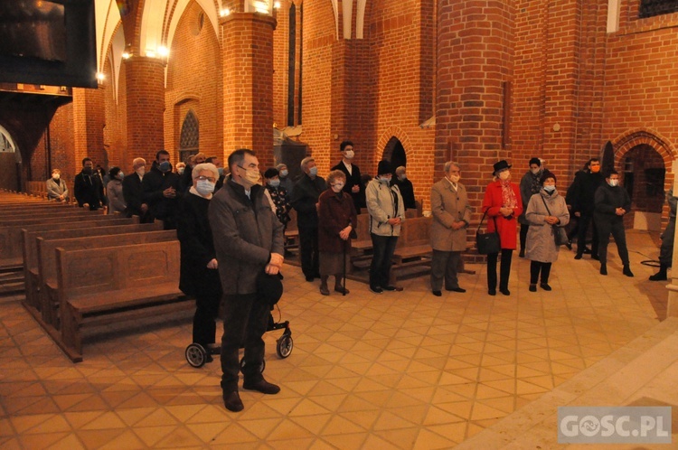 Modlitwa w gorzowskiej katedrze