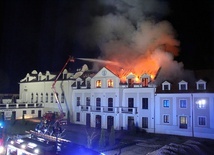 Pożar domu pielgrzyma w Kodniu