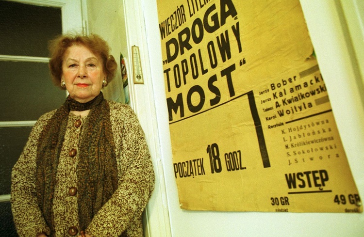 Aktorka Halina Kwiatkowska (1921-2020) w obiektywie