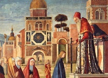 Vittore Carpaccio (1465–1520) „Ofiarowanie Maryi w świątyni”.