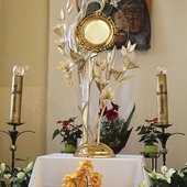 Pan Jezus w kaplicy wieczystej adoracji w panewnickiej bazylice.