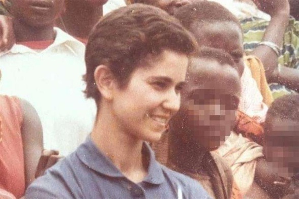 S. Maria Assunta jako młoda dziewczyna na misjach w Afryce.