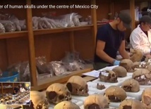Aztecka wieża czaszek - nowe odkrycia