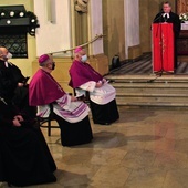 ▲	Homilię wygłosił bp Jerzy Samiec, zwierzchnik Kościoła ewangelicko-augsburskiego w Polsce.