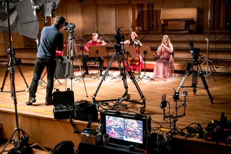 Kwartet obojowy opolskich filharmoników koncertuje