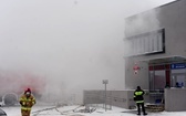 Gaszenie pożaru budynku Archiwum Urzędu Miasta Krakowa