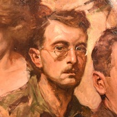 Autoportret Barbackiego. Fragment obrazu ze zbiorów Muzeum Okręgowego w Nowym Sączu.