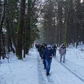 Przez śnieg, prawie jak w Zakopanem 