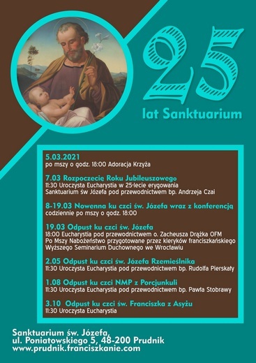 25 lat sanktuarium św. Józefa w Prudniku-Lesie