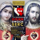 Czuwanie "Ogień Dwóch Serc" w parafii pw. św. Bonifacego we Wrocławiu. Transmisja