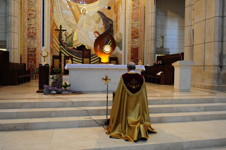 Pielgrzymka pokutna kapłanów do sanktuarium św. Jana Pawła II