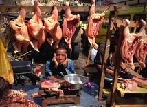W Gurgaon zakazano sprzedaży mięsa we wtorki