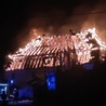 Pożar plebanii przy sanktuarium w Jakubowie