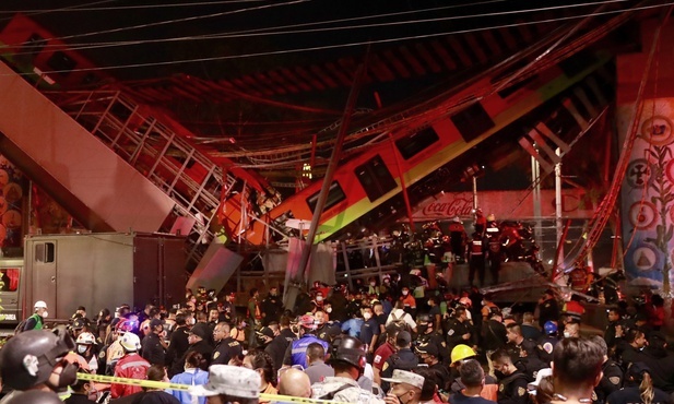 Zawalił się wiadukt kolejowy w Meksyku, rośnie liczba ofiar śmiertelnych