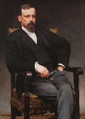 Henryk Sienkiewicz,  obraz Kazimierza Pochwalskiego.