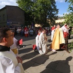 Procesja eucharystyczna w parafii Bożego Ciała w Krakowie 2021