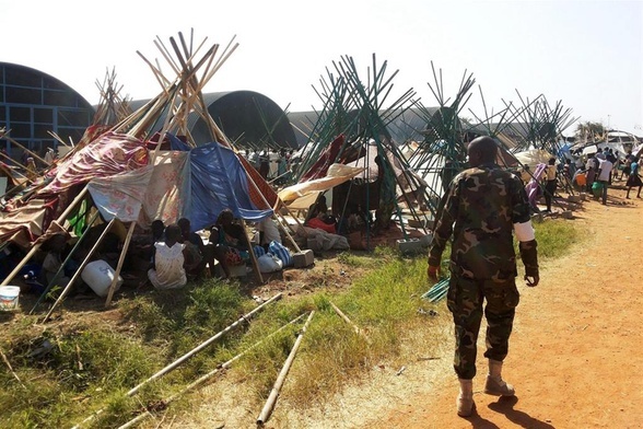 Obóz dla uchodźców w Jubie w Południowym Sudanie.