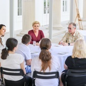 Spotkanie było nagrodą za 3. miejsce w konkursie "Ojcowskie serce św. Józefa".