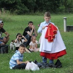 Lipnica Murowana. Poświęcenie figury Frasobliwego