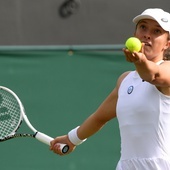 Wimbledon - Świątek w 1/8 finału bez straty seta