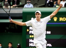 Wimbledon - Hurkacz drugim Polakiem w półfinale singla w Londynie