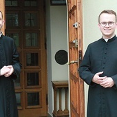 Ks. Waldemar Głusiec oraz ks. Michał Paśnik zapraszają do kościoła w Dąbrowicy.
