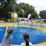 Wodny plac zabaw na Osiedlu Tysiąclecia w Katowicach