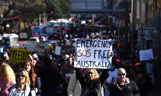 Australia: Fala protestów przeciwko restrykcjom epidemicznym
