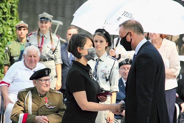 ▲	Prezydent Andrzej Duda wręczył ordery i odznaczenia państwowe weteranom powstańczych walk oraz osobom pielęgnującym pamięć o patriotycznym zrywie.