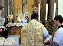 Ks. Julian Nastałek w czasie obchodów 5-lecia Duszpasterstwa Wiernych Tradycji Łacińskiej.