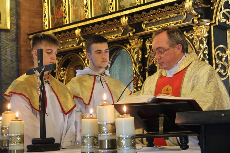 Czarna. Rozpoczęcie peregrynacji obrazu św. Józefa