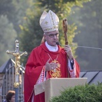 Ochotnica Dolna. Poświęcenie placu pod budowę nowego kościoła