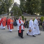 Ochotnica Dolna. Poświęcenie placu pod budowę nowego kościoła