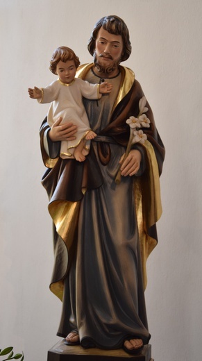 Poświęcnie figury św. Jóżefa w parafii na Boryszewie