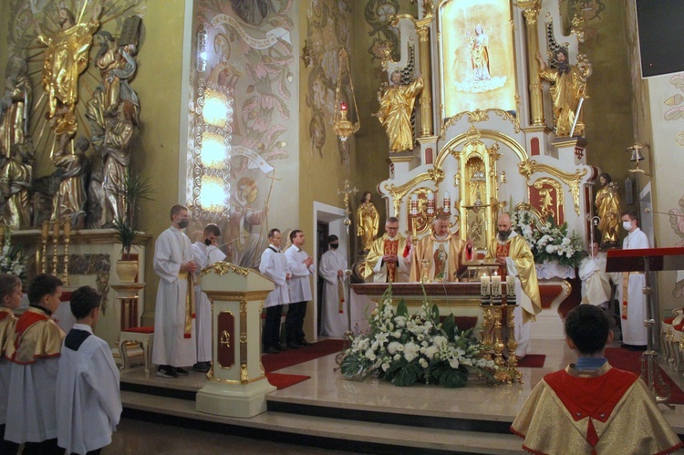 Ołpiny. Poświęcenie obrazu i zawierzenie św. Józefowi