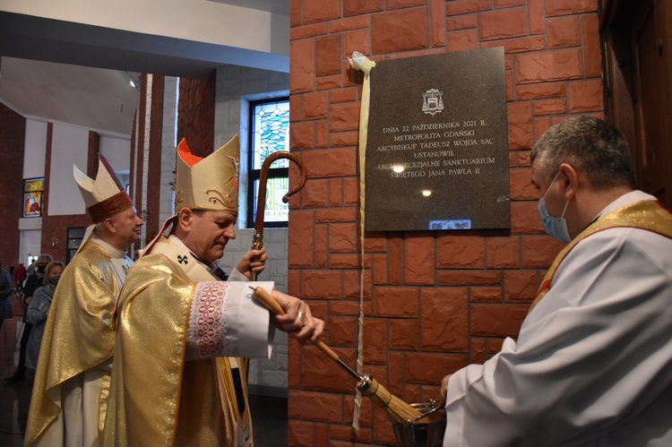 Uroczystość ustanowienia sanktuarium św. Jana Pawła II