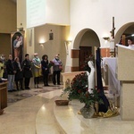 Wprowadzenie relikwii św. Rity do kościoła w Cygańskim Lesie