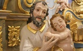 Strzygi k. Rypina. Figura św. Józefa z Dzieciątkiem