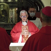 ▲	Abp Skworc przewodniczył Mszy św. i głosił homilię przy grobie św. Piotra w bazylice watykańskiej.